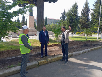 Lənkəranda “Şəhərsalma və memarlıq ili” çərçivəsində abadlıq-yenidənqurma işləri aparılır