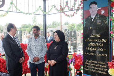 Taleh Qaraşov şəhid  Aqil Əkbərov,  Vüqar Heydərov,  Mirmusa Hüseynzadə və Məhəmməd Hüseynovun il dönümü mərasimində iştirak edib