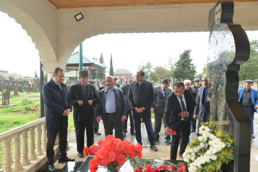 Taleh Qaraşov şəhid Kamran Vəlizadə və Murad Hüseynzadənin anım günündə iştirak edib