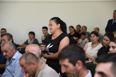 Taleh Qaraşov Səpnəkəran, Mikolan və Yuxarı Nüvədi kəndlərinin sakinlərinin qayğı və problemlərini dinləyib