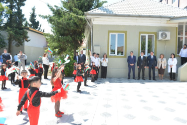 Lənkəran şəhər 3 və 7 saylı körpələr evi-uşaq bağçaları əsaslı təmirdən sonra istifadəyə verilib