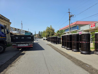 Taleh Qaraşov Lənkəranın kanalizasiya sisteminin yenilənməsi işləri ilə yerində tanış olub