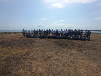 Xəzər dənizinin Lənkəran ərazisindən keçən sahil zolağında növbəti ekoloji aksiya keçirilib