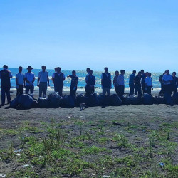 Lənkəranda ictimai çimərliklərdə növbəti ekoloji aksiya keçirilib