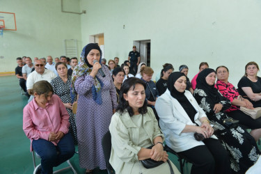 Taleh Qaraşov dağ kəndləri olan Siyablı, Şovu və Təngivan sakinlərinin qayğı və problemlərini dinləyib