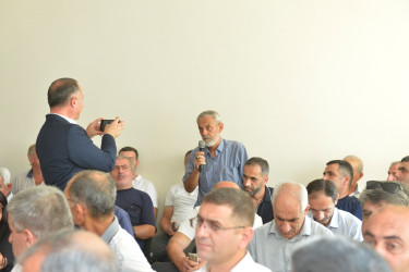 Taleh Qaraşov Kərgəlan, Darquba, Səbir və Lüvəsər kəndlərinin sakinlərinin qayğı və problemlərini dinləyib