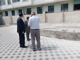 Taleh Qaraşov Lənkəranda “Şəhərsalma və memarlıq ili” çərçivəsində aparılan abadlıq-yenidənqurma işləri ilə yerində tanış olub